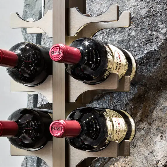 LS Classic & Exclusive Series - Cantu Showroom | Liquid Systems - Custom Metal Wine Racks